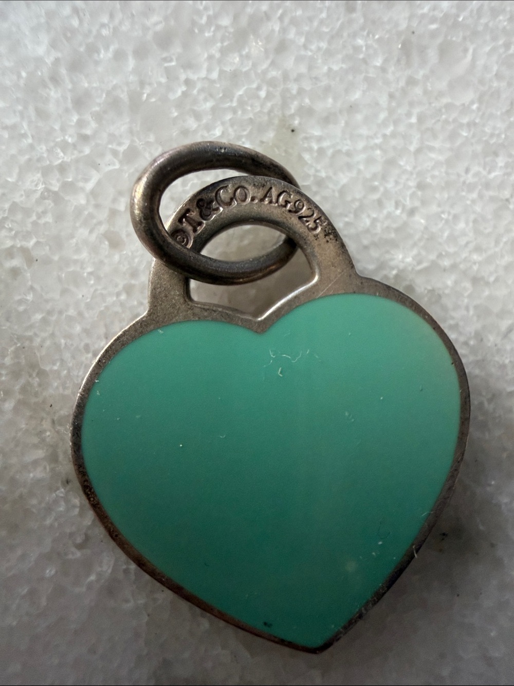 Tiffany & Co. Heart Tag Pendant - Robin's Egg Blue Enamel